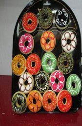 Envío 48 piezas mixtas de 5 cm de donas enteras nevishy nevera magnet alimentos dulces educativos regalo de Navidad para niños8319586