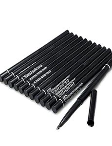 Crayon Eyeliner noir et marron, stylo Eye-Liner longue durée, imperméable, résistant aux taches, cosmétique, maquillage à rotation automatique, liquide 7762362
