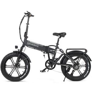 Verzenden door EU !!! XWXL09 SAMENTELIJKE TIME ELEKTRISCHE FIETS 500W 20 inch vouwde bromfietsbike 6061 aluminiumlegering Upgrade e-bike met hoofdlicht