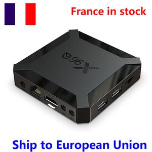 Verzending Frankrijk naar Europese X96Q TV Box Android 10.0 Smart Allwinner H313 Quad Core Ondersteuning 4K 1 gb ram 8 gb rom, 2 gb ram 16 gb rom 2.4 ghz