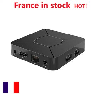 Envío desde Francia Q5 Smart Android 10 TV Box Android 4K Dual WiFi reproductor multimedia Allwinner H313 TVBOX 2GB 8GB HDR10 2,4G 5G