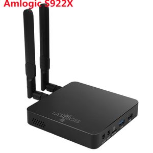 Schip Uit frankrijk UGOOS AM6B PLUS TV Box 4GB 32GB Amlogic S922X-J 2.2GHz Smart Android 9.0 5G mimo WiFi BT 4K HD