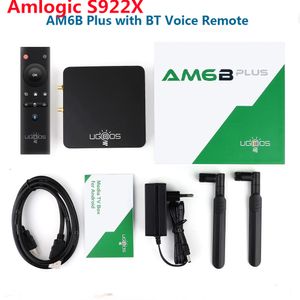 Ugoos – boîtier tv AM6B plus, Amlogic S922XJ, Android 9, intelligent, 4 go DDR4, 32 go, Wifi 6, 1000 mb/s, lan BT5, livraison depuis la france