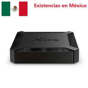 Boîtier TV X96Q, Android 10.0, ALLWINNER H313, 2 go 16 go, Quad Core, Wifi 2.4 ghz, 4K H.265, expédié depuis le mexique