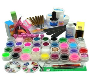 Navire de la manucure de la Russie Kit de nail gel 36 couleurs UV Gel Manucure Tools Nail Art Set Extension4752876