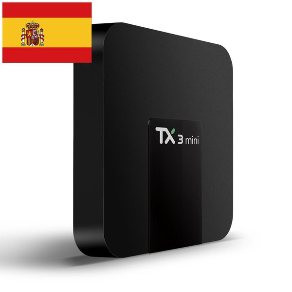 Envío desde España TX3 Mini 2g 16g Android 8.1 tv box compatible con 4K H.265 1080P HD transmisión de video