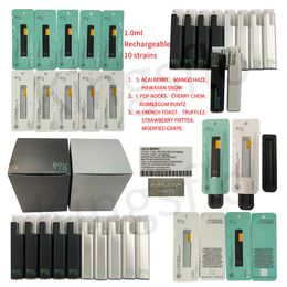 Envío desde EE. UU. BOUTIQ 1 g Cigarrillos electrónicos desechables Pluma Tanque vacío Dispositivo recargable 10 cepas Un lote 100 piezas