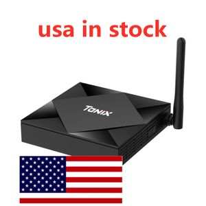 EXPÉDIÉ DES ETATS-UNIS tx6s tv box allwinner h616 quad core 4g 32g double wifi BT ANDROID 10 OS 4k h.265