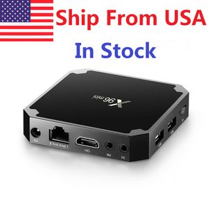 Schip vanuit de VS X96 Mini TV Box Android 7.1 1GB RAM 8GB ROM H.265 Amlogic S905W Quad Core 4K X96Mini