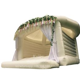 Bâche en PVC expédier à porte activités de jeux de plein air durables videur de mariage gonflable pour blanc gonflable commercial B2969