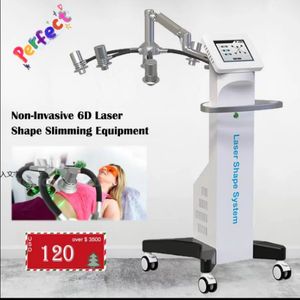 Verzending binnen 3 dagen 6D Lipo-lasermachine Rosh-gecertificeerd Laserslim vetverwijdering Lichaamsvermagering 532Nm lichtlazer met 6 laserlampen Japan geïmporteerd412