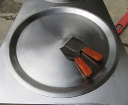 outils de fabrication de glace d'expédition gratte-ciel de pelle de spatule frit avec poignée en bois 7392087