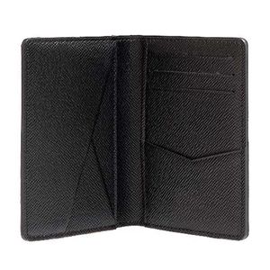 Shipmet N63143 Pocket Organizer Wallet Portefeuilles en cuir véritable pour hommes Porte-cartes ID portefeuille Sacs à deux volets Haute qualité Thin Card2310