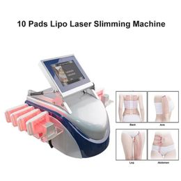 Livraison gratuite professionnel Diode Lipolaser élimination de la Cellulite combustion des graisses Lipo Laser corps minceur Machine 650Nm 980Nm420
