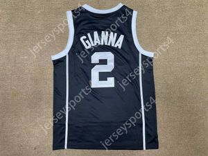 Verzending vanuit de VS Gianna Bryant 2 GiGi Black Mamba basketbalshirt heren geheel gestikt blauw maat S-XXL topkwaliteit