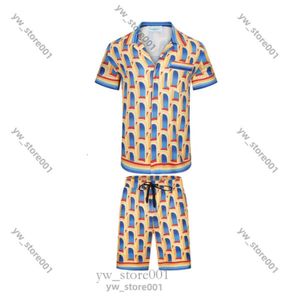 Chemise Casablancas Shorts Designer Mens T-shirt et Mesh Shorts sets Men Polo TE-shirt graphique imprimé pour femmes
