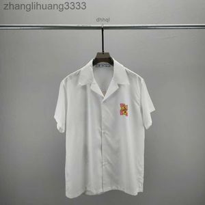 2024 chemise designer masculine Summer Summer Soueve Button décontracté Shirt Up Imprimé Bowling Shirt Style T-shirt Breatch T-shirt # 36KEGQ