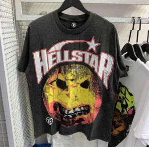 Shirt Heren T-shirts Korte Mouw Tee Mannen Vrouwen Hoge Kwaliteit Streetwear Hip Hop Mode T-shirt Hell Star Hellstar Short02