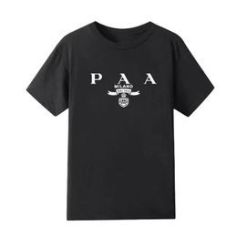 Chemise pour hommes, t-shirts, vêtements rembourrés en coton, imprimés de dessins animés pour hommes et femmes avec le même paragraphe.