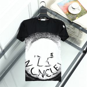 Chemise Oblique Imprimer T-shirts À Manches Courtes Top Vendre De Haute Qualité Pur Coton Tendance À Capuche Mode Hommes T-shirts Vêtements Lettres Brodées Graphique T Shirtsn F3