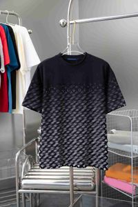 chemise Spring Trend Street Fashion Mens Round Neck Letter T-shirt imprimé Vêtements de vacances décontractés Polo