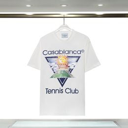 chemise Stitch Casablanc Man t-shirt Vêtements Street Shorts Garniènes Casablanc-S Tshirts Géométrique Imprimé concepteur décontracté Tshirt Mens T-shirt