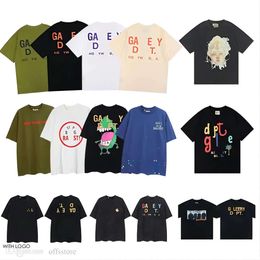 Shirt T GalleryDept Men Dames T -shirt Heren Tops T -shirts Designer voor man Fashion Crew Neck Korte Mouw Katoenletter Letter PRE EE S OPS S