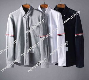 Camisa Tb Base Brazalete doble Tejido de cuentas Tide Brand Coat Casual Hombres y mujeres con el mismo estilo
