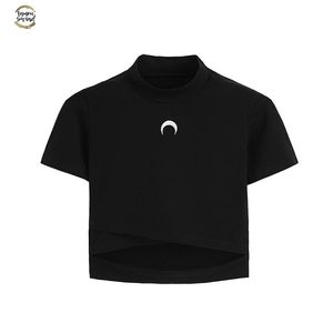Shirt Dames T-shirts Maan Tops T-shirt voor Gothic Girl Pastel Goth Esthetische Kleding Katoenen Korte T-shirt