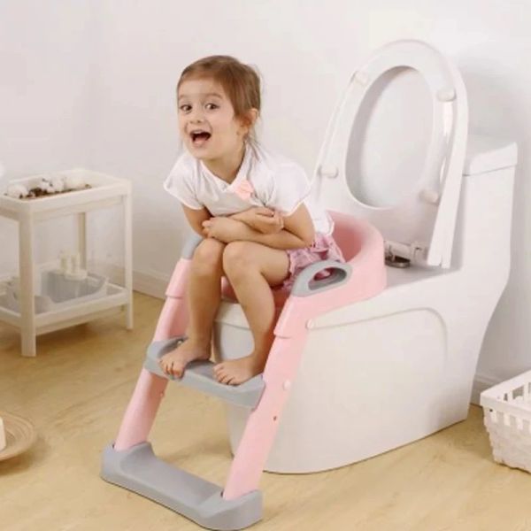 Camisas de 5 colores Pot de bebé Potty entrenamiento asiento infantil wc urinal para niños niños escalera de seguridad plegable silla de seguridad plegable