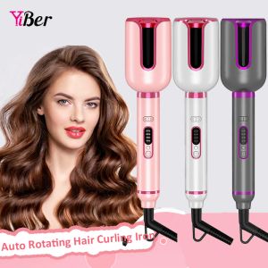 Shirts Automatische haarkrultangen Elektrisch Automatisch Keramisch 1 inch krultang Roterende krullen Golven Anti-tangle Curling Waver Grote sleuf