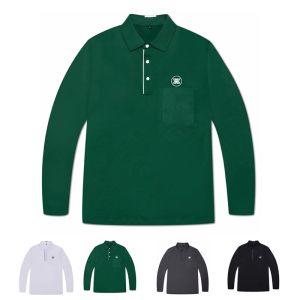 Camisas otoño 2023 camisas de golf para hombres jersey tops casuales