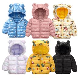 Camisas Baby Girls Caplé Down Jackets For Kids Coats Autumn Boys Chaqueta cálida Chaqueta de abrigo para niña