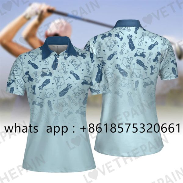 Chemises Fitness Women Sports Golf Polo