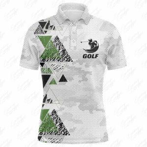 Chemises Golf Men's Shirt Outdoor Sports Summer Tshirt Polo Séchage rapide Vêtements de sport Jersey Fashion Imprimé Top Golf Wear