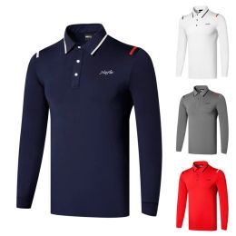 Chemises Golf Men's Sportswear Casual Outdoor Tit séchage rapide et épreuve de sueur