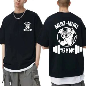 Shirts Japanse anime demon slayer uzui tengen print t -shirts grappige mannen casual mode crewneck t shirt ninja spier muis gym t -shirt