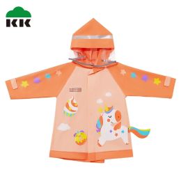 Chemises Kocotree Children's Raincoat Boys and Girls 'Imperproping Rainpoat Apterproof Clothing Kindergarten Children with Schoolbag School