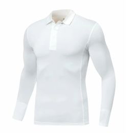 Chemises Golf Men's Golf Prises de sport à manches longues Tshirt Protection Sun Protection UV Breffe de golf extérieur pour hommes