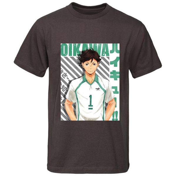 Chemises Hommes T Haikyuu chemise Tooru Oikawa hommes été surdimensionné lycée Haruku t-shirts à manches courtes t-shirt haut col en o Camisetas Ooru chemises Ee Ops 353