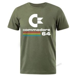 Shirts heren t -shirts zomer commodore 64 print top t shirt c64 sid amiga retro cool ontwerp t -shirt camisas hombre top tee heren kleding