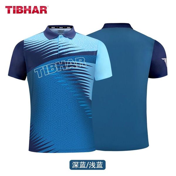 Camisas originales Tibhar Equipo Nacional Camisetas de tenis de mesa para hombres Mujeres Ropa de Ping Pong Ropa deportiva Camisetas 02302