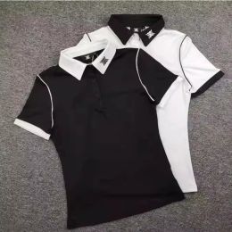 Shirts Outdoor Leisure Golf Apparel Dames voor dames korte mouw T -shirt Sport Ademend snel droge slijtage duurzaam anti -pilling aangepast