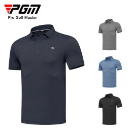Shirts PGM Heren Golf T-shirt met korte mouwen Zomer Sport Top Poloshirt Golfkleding Heren YF581