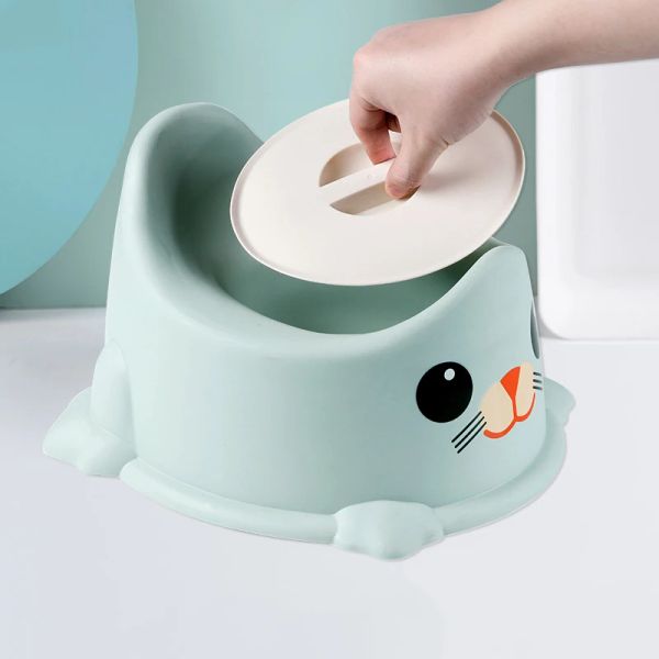 Chemises PORTABLES POTTES POSTES POSTABLES PLATES ENFANTS Toilette bébé Pee Bucket Household Kids Baby Urin Potty Potty Tool Travel Toilet