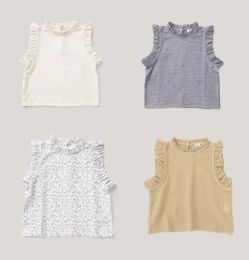 Chemises SP Summer Lace Baby Girls Tops Super mignon sans manches insistantes INSIGHT DESIG