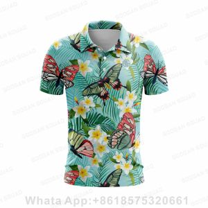 Chemises printemps Nouveaux vêtements de golf pour hommes shortsleeved sports high short confortable Polo streetwear business bureau