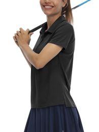 Chemises d'été femme golf tennis à manches courtes Tshirt pour femmes de golf de golf sportif polo tshirt décontracté polo léger Quickdry