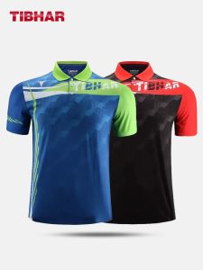 Chemises Tibhar 02303 hommes femmes Tennis de Table t-shirt à manches courtes chemises vêtements vêtements de sport haut Ping-Pong t-shirt