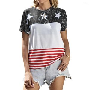 Chemises Flag Independence Day 4 juillet T-shirt à manches courtes t-shirts